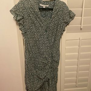 Veronica Beard Green Floral Dress